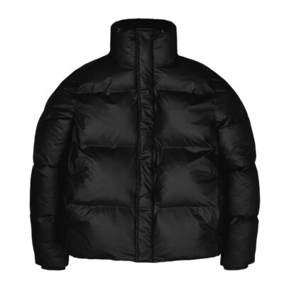 Boxy Puffer Jacket Black-1