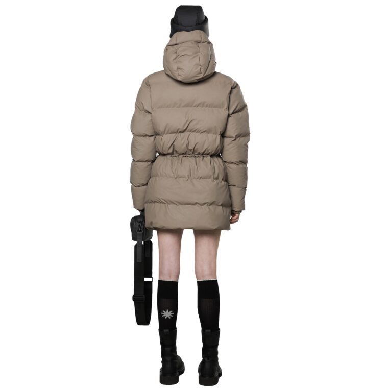 Puffer W Jacket Taupe-4