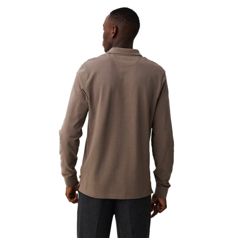 Theo L-S Polo Light Brown-2