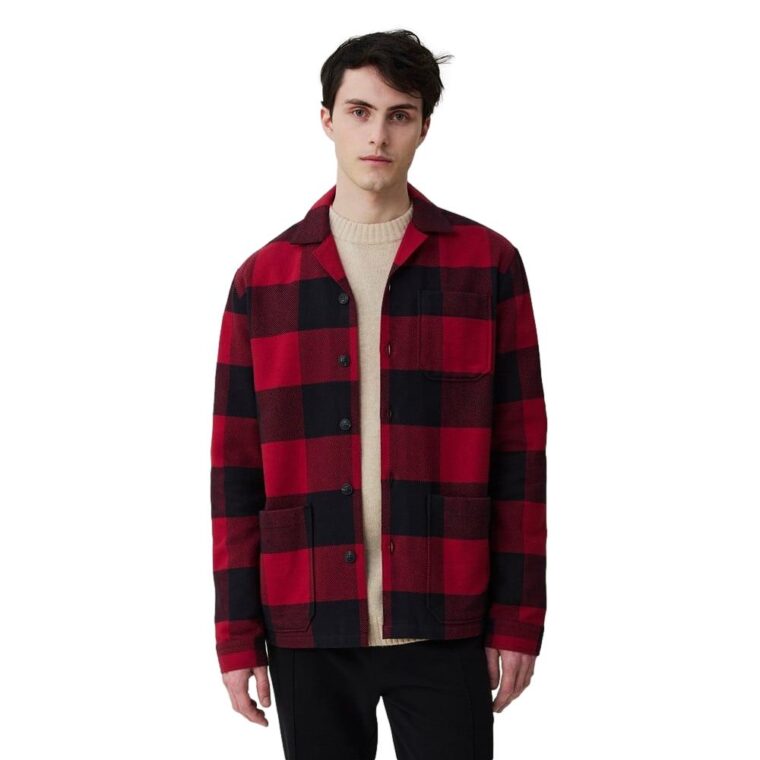 Cole Overshirt Red/ Black Check-2