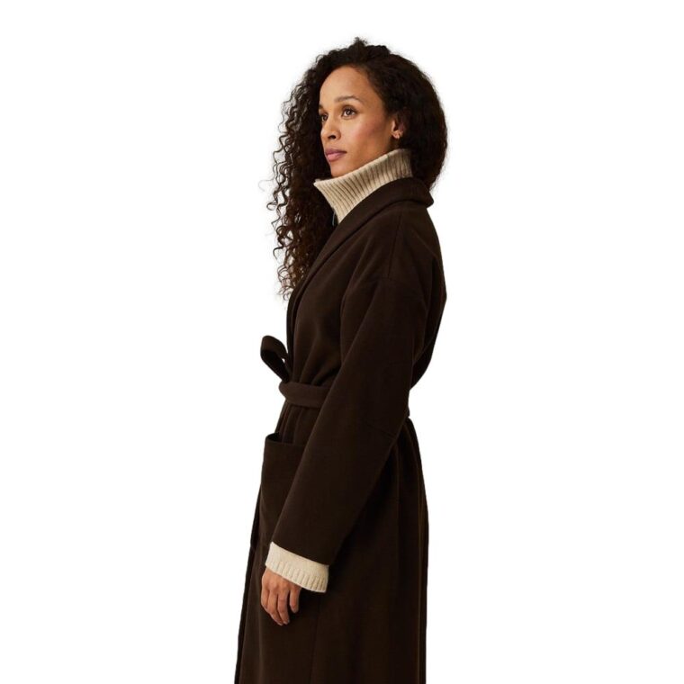 Nathalie Coat Brown-4