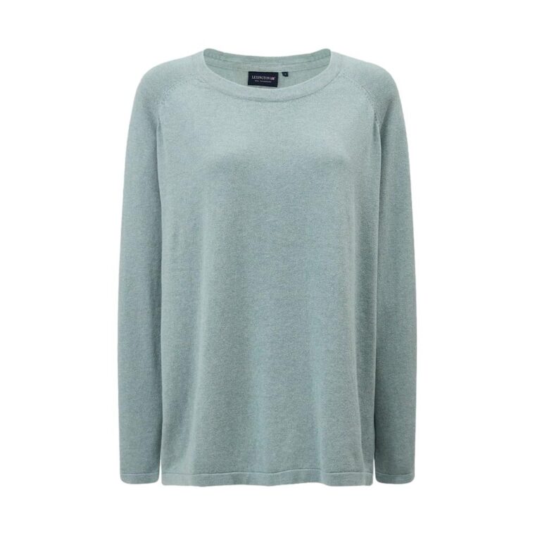Lea Sweater Light Blue Melange-1