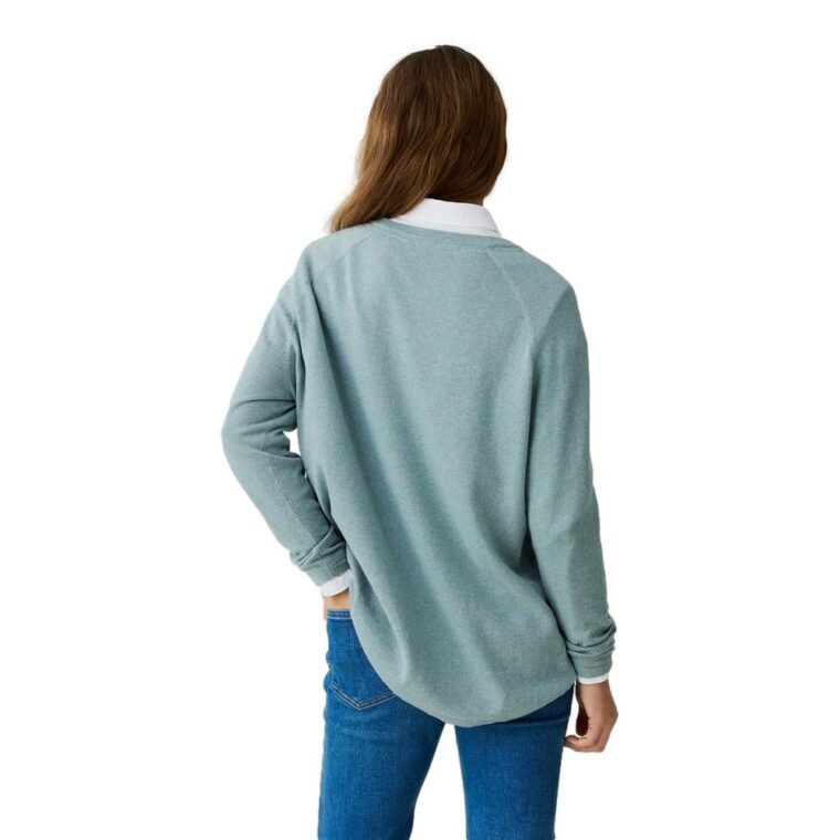 Lea Sweater Light Blue Melange-3