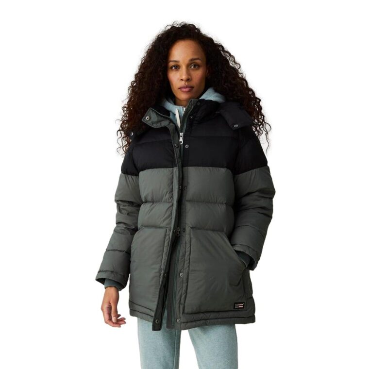 Alba Down Parka Black/ Blue-2