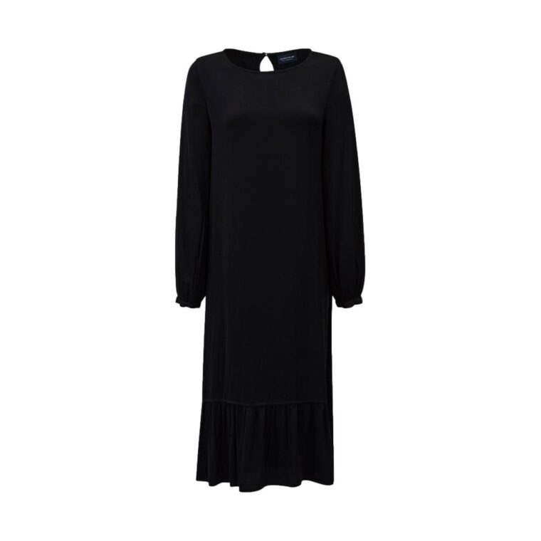 Kinsley Crepe Dress Black-1