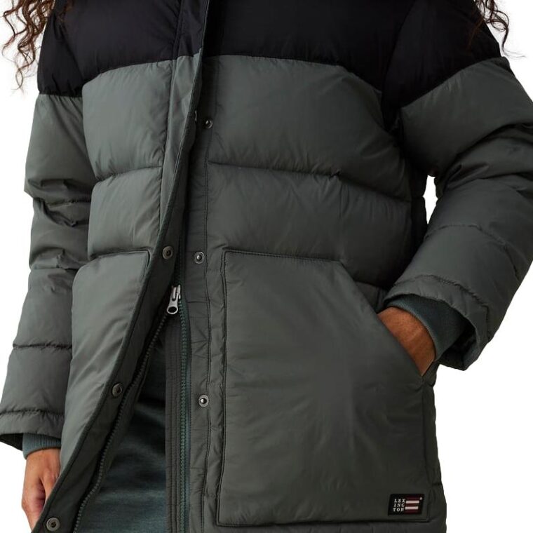 Alba Down Parka Black/ Blue-4