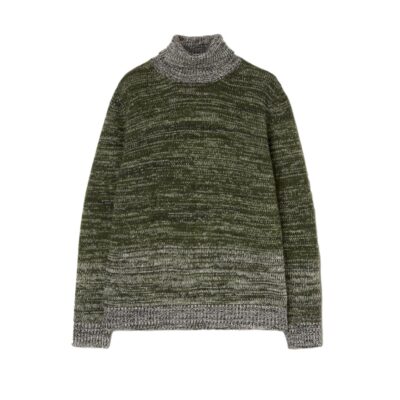 Knitted Polo Green-1