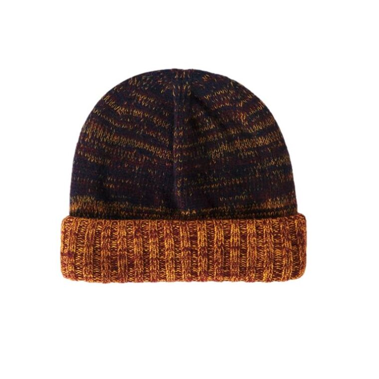 Knitted Hat Yellow Rust-2