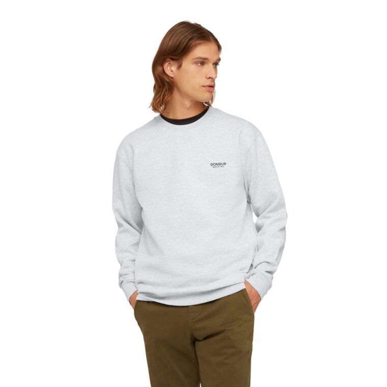 Sweatshirt Logo Light Grey-4