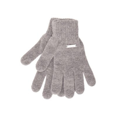 Lockö Gloves Grey Melange-1